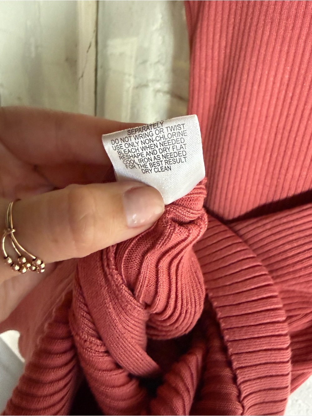 Hippie Rose Rust Button-Accent Ribbed Maxi Dress - Picture 8 of 9